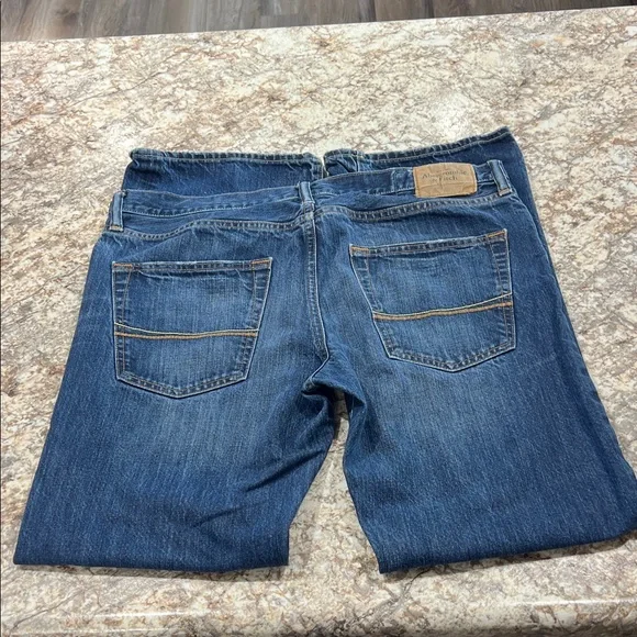 Abercrombie & Fitch Medium Blue Flare Jeans - Picture 5 of 8